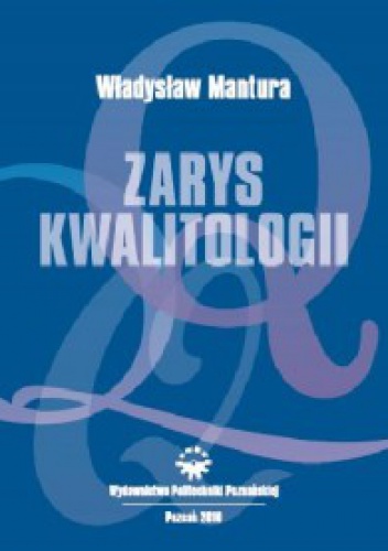 Okładka: Władysław Mantura - Zarys kwalitologii