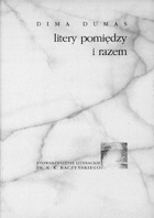 Okładka: Dima Dumas - Litery pomiędzy i razem