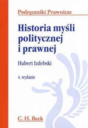 Okładka: Hubert Izdebski - Historia myśli politycznej i prawnej