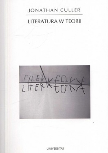 Okładka: Jonathan Culler - Literatura w teorii