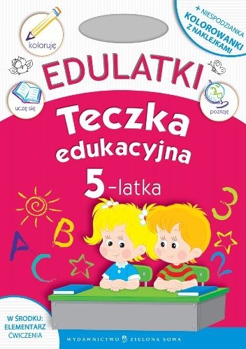 Okładka:  praca zbiorowa - Edulatki. Teczka edukacyjna 5-latka