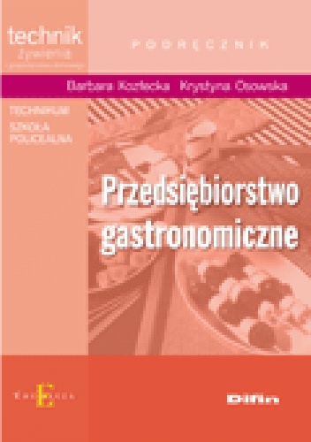 Okładka: Barbara Kozłecka - Przedsiębiorstwo gastronomiczne