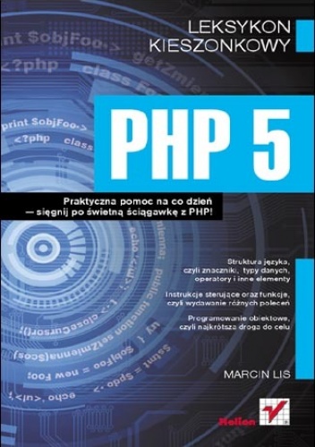 Okładka: Marcin Lis - PHP 5. Leksykon kieszonkowy