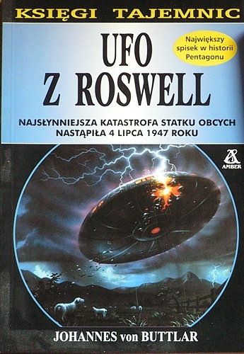 Okładka: Johannes von Buttlar - UFO z Roswell