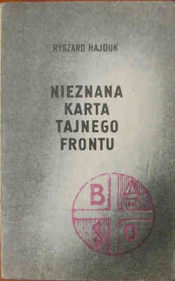 Okładka: Ryszard Hajduk - Nieznana karta tajnego frontu