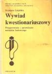 Okładka: Krystyna Lutyńska - Wywiad kwestionariuszowy. Przygotowanie i sprawdzenie narzędzia badawczego.