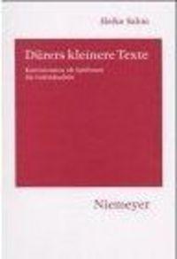Okładka: H. Sahm - Durers Kleinere Texte