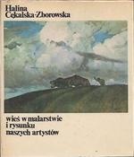 Okładka: Halina Cękalska-Zborowska - Wieś w malarstwie i rysunku naszych artystów