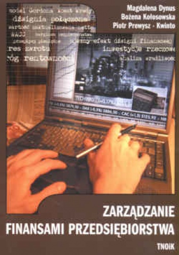 Okładka: Magdalena Dynus - zarządzanie finansami przedsiębiorstwa