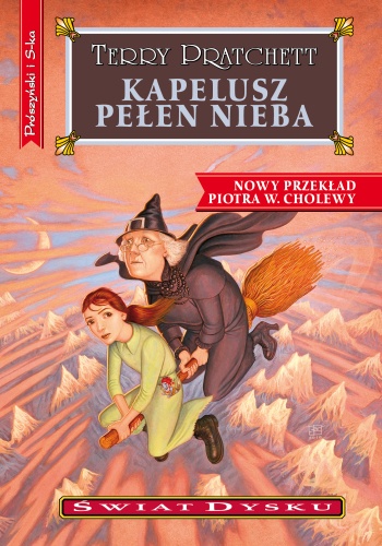 Okładka: Terry Pratchett - Kapelusz pełen nieba