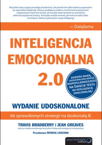 Okładka: Travis Bradberry - Inteligencja emocjonalna 2.0. Wydanie udoskonalone