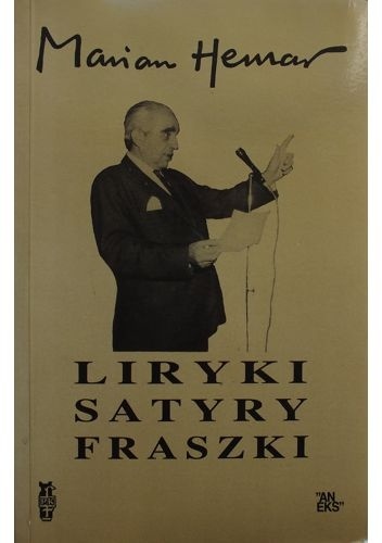 Okładka: Marian Hemar - Liryki, satyry, fraszki