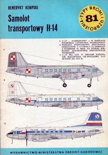 Okładka: Benedykt Kempski - Samolot transportowy Ił-14