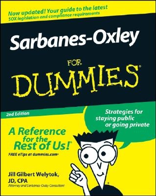 Okładka: Jill Gilbert Welytok - Sarbanes-Oxley for Dummies