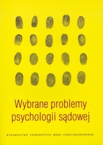 Okładka: Beata Ledwoch - Wybrane problemy psychologii sądowej