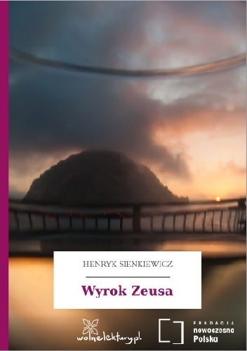 Okładka: Henryk Sienkiewicz - Wyrok Zeusa