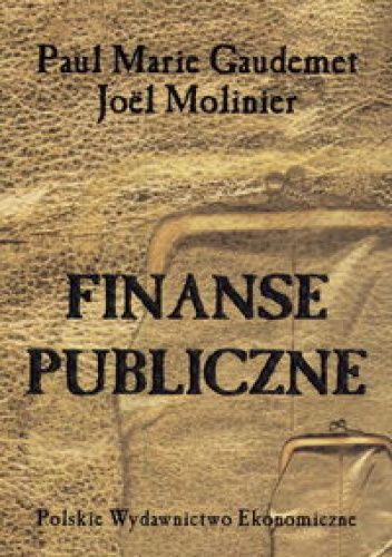 Okładka: Paul Marie Gaudemet - Finanse publiczne