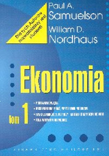 Okładka: Paul A. Samuelson - Ekonomia - tom 1