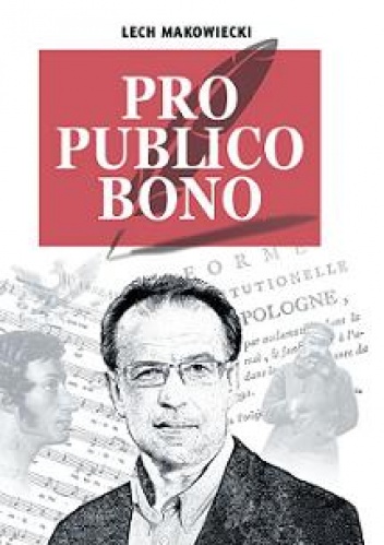 Okładka: Lech Makowiecki - Pro publico bono