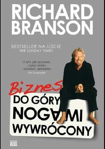 Okładka: Richard Branson - Biznes do góry nogami wywrócony