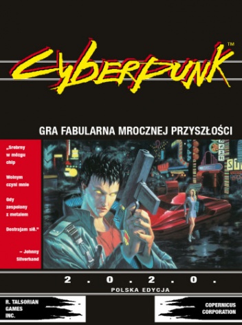 Okładka: Mike Pondsmith - Cyberpunk. Gra fabularna mrocznej przyszłości