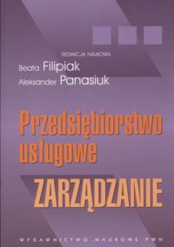 Okładka: Aleksander Panasiuk - Przedsiębiorstwo usługowe. zarządzanie
