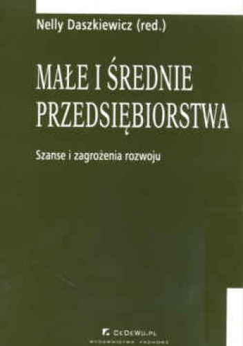 Okładka: Nelly Daszkiewicz - Małe i średnie przedsiębiorstwa