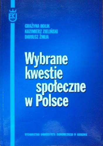 Okładka: Kazimierz Zieliński - Wybrane kwestie społeczne w Polsce
