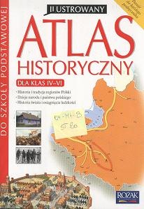 Okładka: Michał Błaut - Ilustrowany atlas historyczny. Klasa 4,5,6