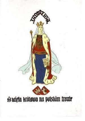 Okładka: Władysław Bandurski - Jadwiga : święta królowa na polskim tronie : opowieść dziejowa w trzech tomach