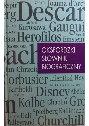 Okładka:  praca zbiorowa - Oksfordzki słownik biograficzny