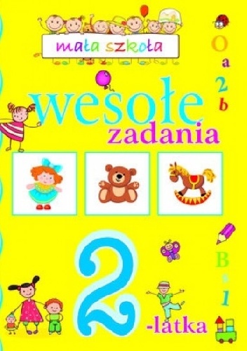Okładka: Elżbieta Lekan - Wesołe zadania 2-latka. Mała szkoła