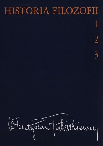 Okładka: Władysław Tatarkiewicz - Historia filozofii t. 1-3