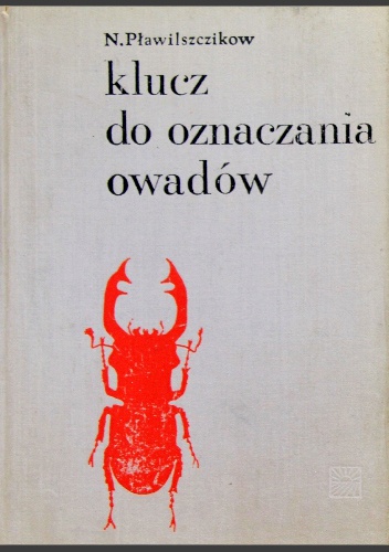 Okładka: Nikołaj Pławilszczikow - Klucz do oznaczania owadów