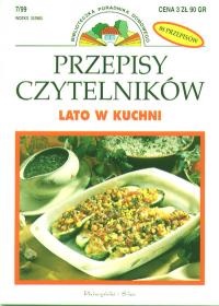 Okładka:  praca zbiorowa - Przepisy Czytelników:Lato w kuchni