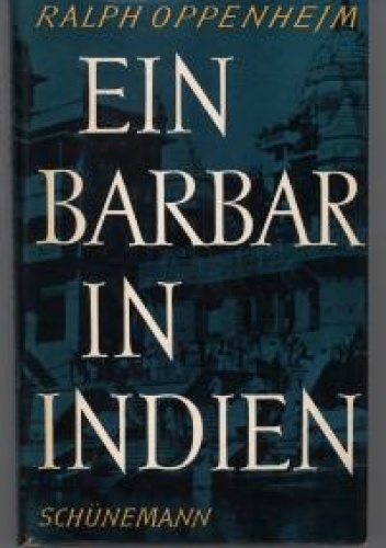 Okładka: Ralf Oppenhejm - Ein Barbar in Indien
