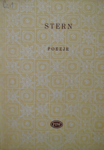 Okładka: Anatol Stern - Poezje (1918-1968)