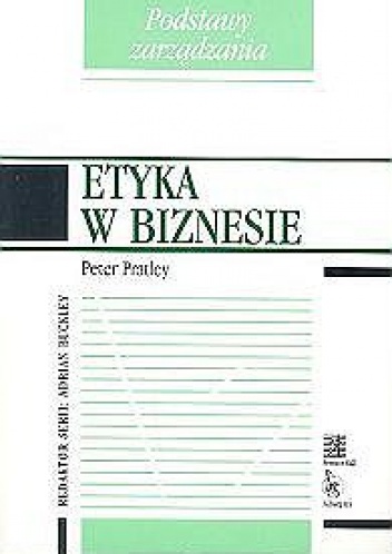 Okładka: Peter Pratley - Etyka w biznesie