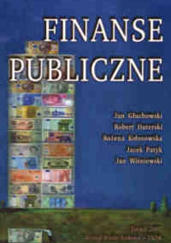 Okładka: Jan Głuchowski - Finanse Publiczne