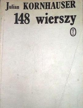Okładka: Julian Kornhauser - 148 wierszy