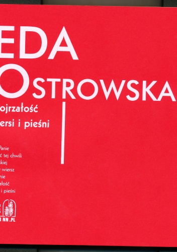 Okładka: Eda Ostrowska - Dojrzałość piersi i pieśni
