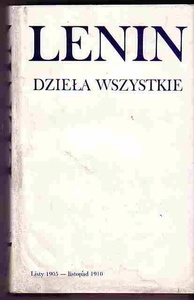 Okładka: Włodzimierz Lenin - Dzieła wszystkie. T. 47, Listy 1905 - listopad 1910