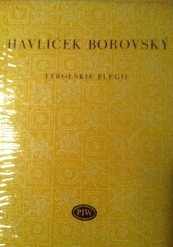 Okładka: Karel Havlíček Borovský - Tyrolskie elegie