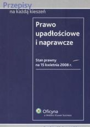 Okładka: Małgorzata Buczna - Prawo upadłościowe i naprawcze