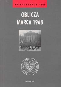 Okładka: Konrad Rokicki - Oblicza Marca 1968