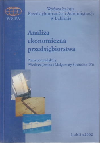 Okładka:  praca zbiorowa - Analiza ekonomiczna przedsiębiorstwa