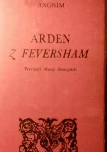 Okładka:  Anonim - Arden z Feversham