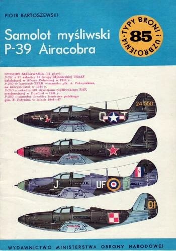 Okładka: Piotr Bartoszewski - Samolot myśliwski P-39 Airacobra