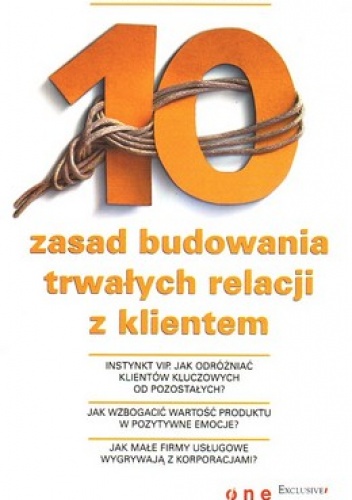 Okładka: Pavel Řehulka - 10 zasad budowania trwałych relacji z klientem