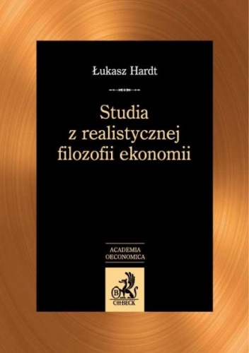 Okładka: Łukasz Hardt - Studia z realistycznej filozofii ekonomii